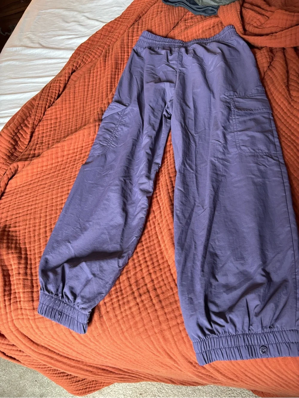 Old Navy Kids Elastic-Waist wind pant Cargo Pants - Purple